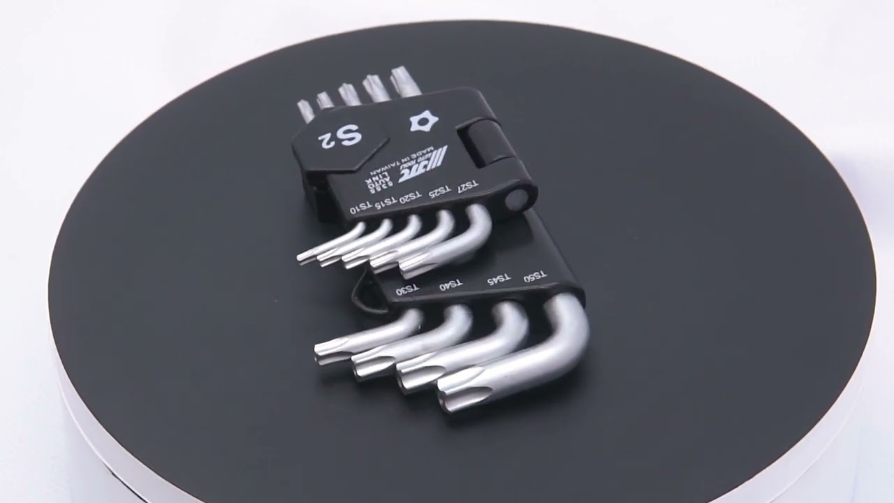 (未使用･未開封品)　JTC 9PCS ショート穴開き 5PT スターレンチセット トルクス いじり止め JTC5355 0pbj0lf JTC 9PCS ショート穴開5PTスターレンチセット JTC5355 1セット（直送品
