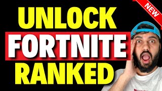 How to Unlock Fortnite Ranked ( PS5, PS4, XBox, PC )