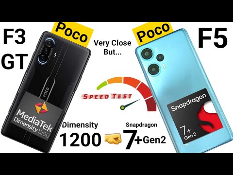 Poco F5 vs Poco F3 GT Speedtest 5 Heavy Games Snapdragon 7+Gen2 vs Dimensity 1200 🔥🔥🔥