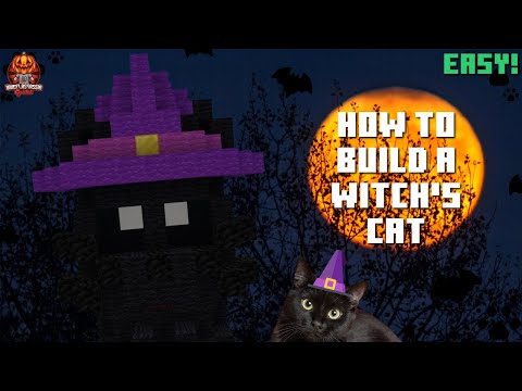 Wheelassassin Guides - How to build a Witch's cat in Minecraft!!