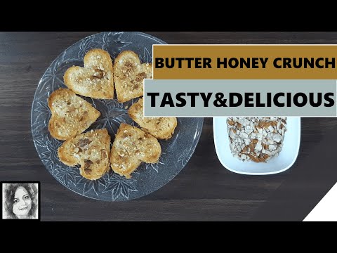 Butter Honey Crunch| Recipe by Doctor Mom's Cuisine #honeytoast #fastfood #food