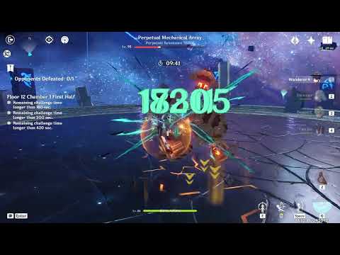 C0 Wanderer Hypercarry 43 Seconds Floor 12 PMA - 3.3 Genshin Impact