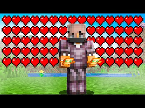 Minecraft, but for every KILL I get 1 HP! Griefer show from scratch in Minecraft