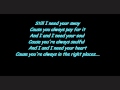 The Kooks -Sway (with lyrics)