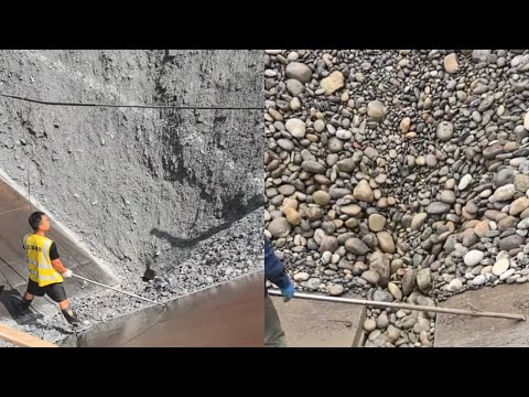 4,500 tons sand ship unloading  pebbles | Satisfactory video | Vlog of working on the barge