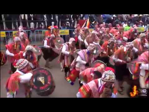 CENTRO CULTURAL DE EXPRESION ANDINA YAWAR WAYNA CANDELARIA 2018 &PARADA PASA CALLE PUNO