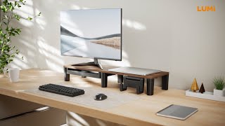 Affordable Heavy-Duty Monitor Risers | STB39 Series | LUMI