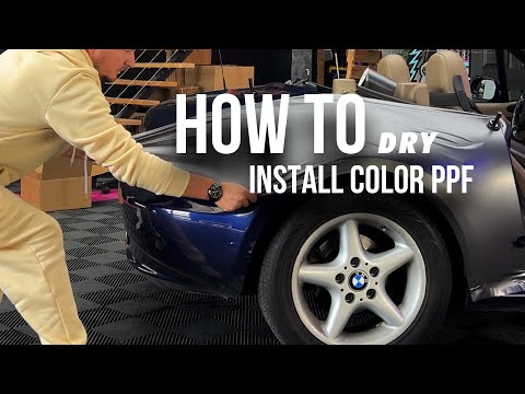 How To Install Color PPF Dry - Tips and Tricks for installing ARMR Paint Protection Film