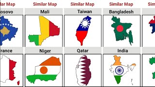Almost Similar Map Of Different Countries | Times Universe