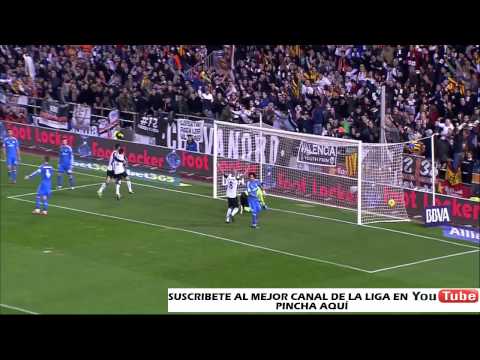 Valencia vs Real Madrid 1-1 Gol Piatti Jornada 17 2013/2014 - AllGoalsLFP