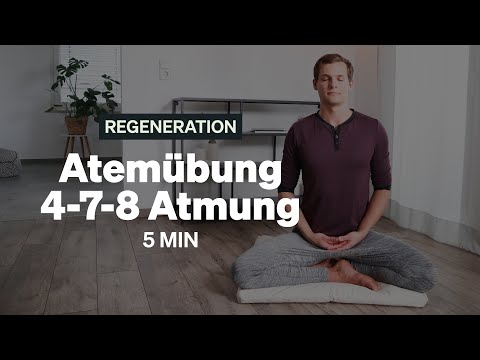 Blackroll Übungen | 5 MIN Atemübungen 4-7-8 Atmung | Stress & Ängste loslassen