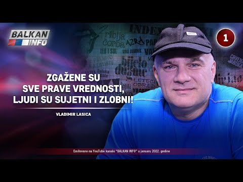 INTERVJU: Vladimir Lasica - Zgažene su sve prave vrednosti, ljudi su sujetni i zlobni! (24.1.2022)