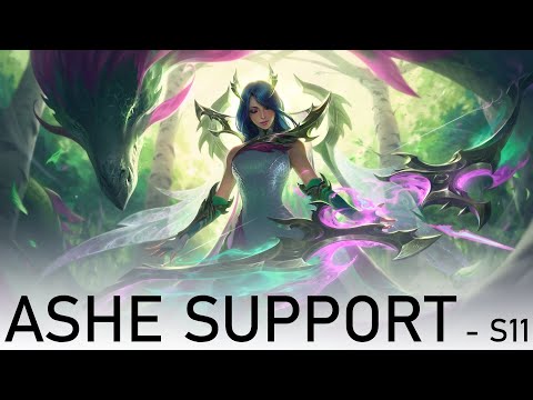 Fae Dragon Ashe Support - S11 - League of Legends