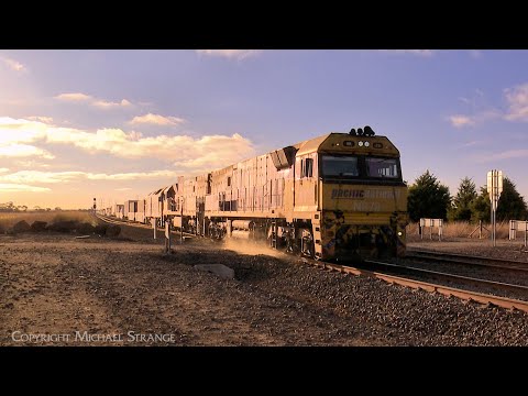 6PM6 Pacific National Container Train At Buchter Road, Gheringhap (19/2/2024) - PoathTV Railways