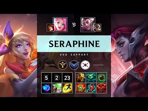 Seraphine Support vs Rakan: Rampage - KR Diamond Patch 25.S1.1