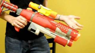 "Nerf" Super Soaker Shot Blast integrations and accessories and unboxing
