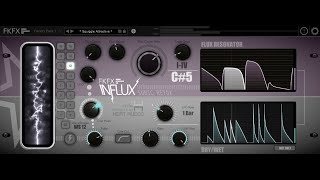 Video thumbnail for Influx - Free VST / AU modulated distortion / resonator by FKFX by PLUGINS4FREE