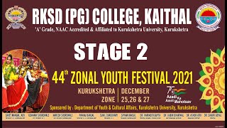 44th Zonal Youth Festival December 26, 2021