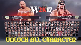 CARA BUKA SEMUA KARAKTER  WWE 2K17 DI PS3
