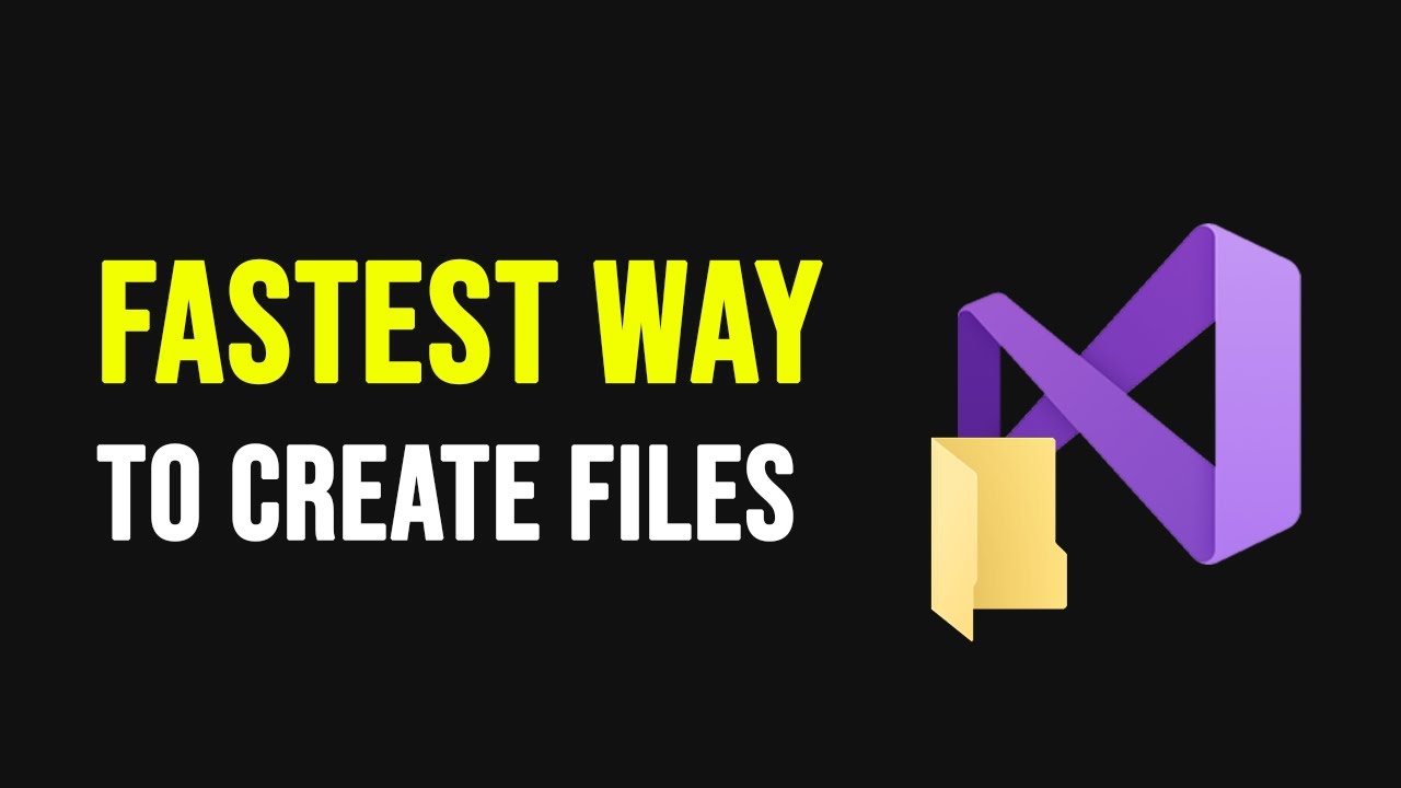 Visual Studio Tip #18 - How to create files as fast as possible