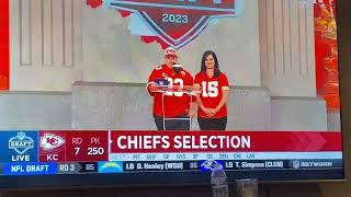 James Droz Announces Chiefs Draft Pick