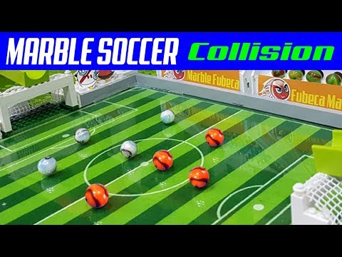 Marble race: Collision of marbles MARBLE SOCCER - 2019 America´s Cup Groups R3 With Commentary