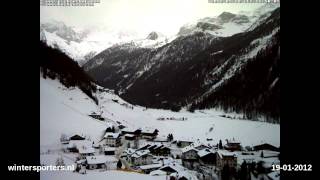 preview picture of video 'Ahrntal Rein in Taufers webcam time lapse 2011-2012'
