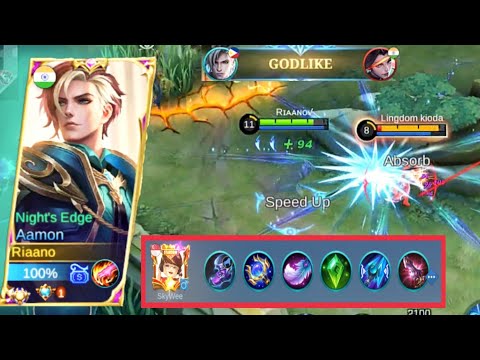 I Use Top 1 Global  Aamon Skywee's  Build And This Happend 🥶