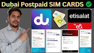 All About Dubai Postpaid SIM CARDS | Dubai Postpaid Sim Card Data Plans | Postpaid Sim at Airport ✅