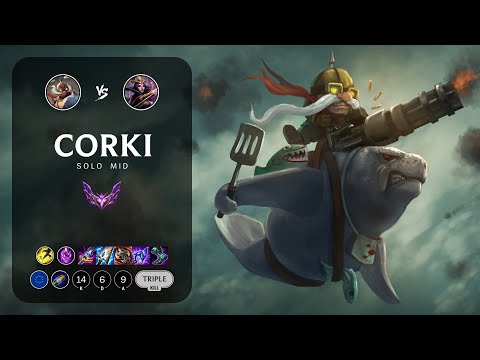 Corki Mid vs LeBlanc - EUW Master Patch 13.16