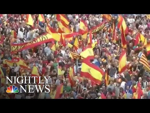 More Than 800 Injured As Catalan Vote Turns Ugly | NBC Nightly News