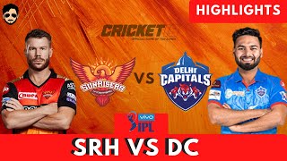 SRH VS DC HIGHLIGHTS IPL 2021 || SUNRISERS HYDERABAD VS DELHI CAPITALS HIGHLIGHTS