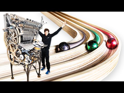 Marble Race on the Marble Machine X! Who will Win?