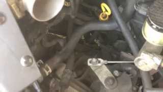 Fixing A Low Oil Pressure Light On Ford Taurus ( Oil Pressure Sensor )