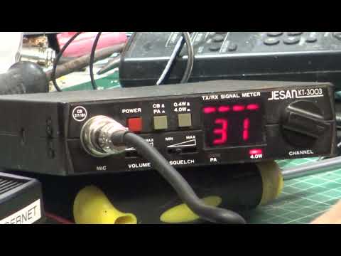 Jesan KT3003  CB27/81 UK FM CB radio - On The Air test