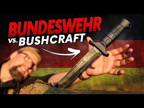 Das Bundeswehr Kampfmesser 2000 im Härtetest - Taugt es für Bushcraft?