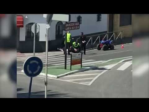 Sorprendido en QUAD se enfrentó a los agentes y terminó así