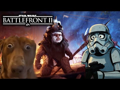 Ewok Hunt in STAR WARS BATTLEFRONT 2 is Kinda TERRIFYING