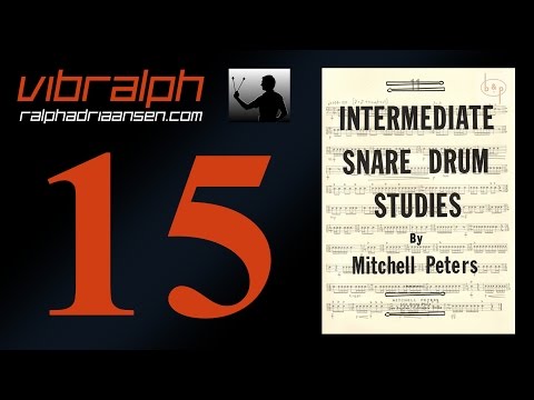 Vibralph - Intermediate snare drum studies Study #11