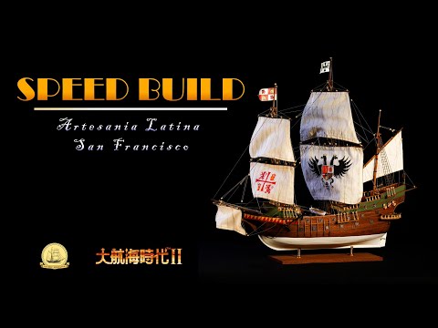 I BUILT a Wooden Ship Model from my Favorite Video Game. Artesania Latina San Francisco, 1:90