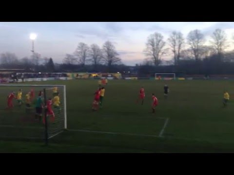 Hitchin Town 1-2 Frome Town - Corner and soft foul