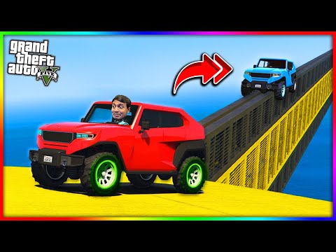 IMPOSSIBLE Parkour Race in GTA 5
