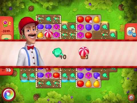 Gardenscapes Level 3599 With No Boosters - Hard Level