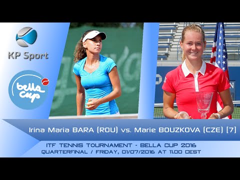 Irina Maria BARA (ROU) vs. Marie BOUZKOVA (CZE) [7] / Bella Cup 2016 / Quarterfinal Single