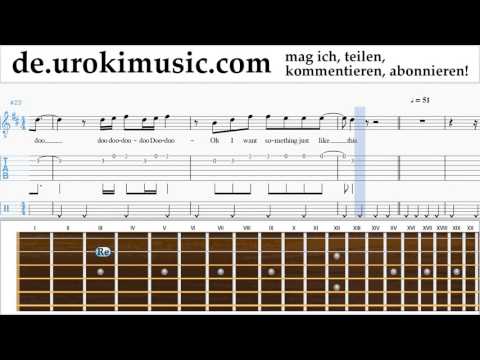 Gitarre Lernen The Chainsmokers & Coldplay - Something Just Like This Tabulatur Teil#2 um-i995