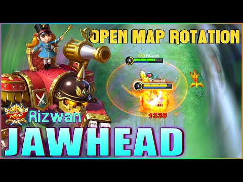 Jawhead Open Map Rotation! Top Global Jawhead By Rizwan ~ Mobile Legends