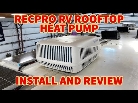 RecPro / Houghton RV Rooftop Ducted Heat Pump Install