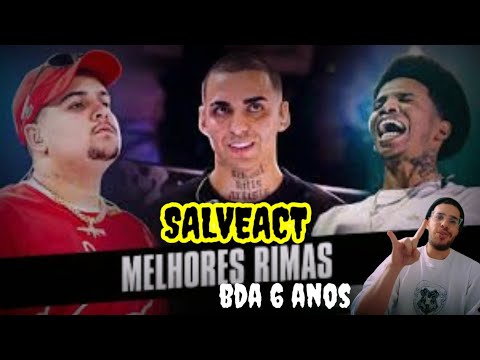 COLOCA O FONE Salveact - MELHORES RIMAS na BDA 6 ANOS | SÓ FATALITY!!! | BDA 6 ANOS | REACT