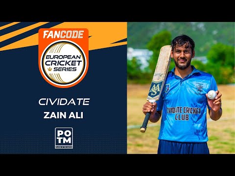 POTM: Z.Ali - CIV vs PLG | Highlights | FanCode ECS Brescia, 2022 Day 1 | ECS22.364