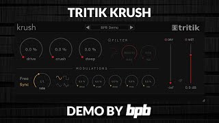 Video thumbnail for Tritik Krush DEMO (Free Bitcrusher VST/AU Plugin) by Bedroom Producers Blog